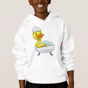 Duck am Baden mit Badewanne & Schaumbad Hoodie