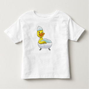 Duck am Baden mit Badewanne & Schaumbad Kleinkind T-shirt