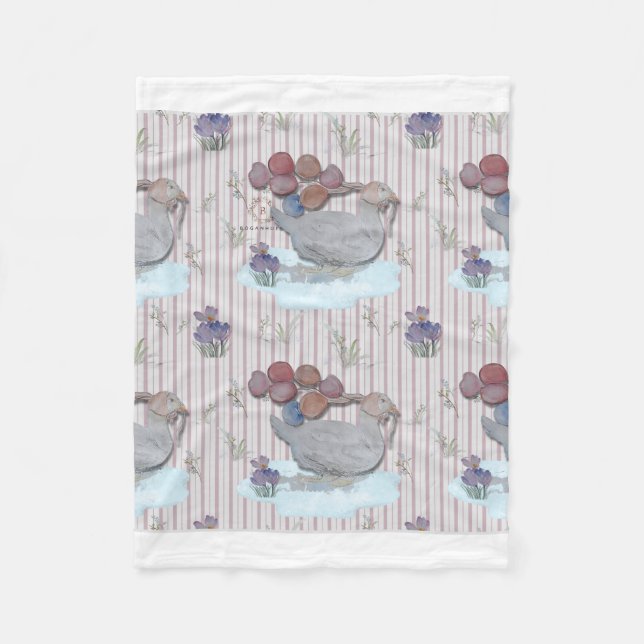 Duck Balloons Kinderzimmer Thema Baby Blanket Fleecedecke (Vorderseite)