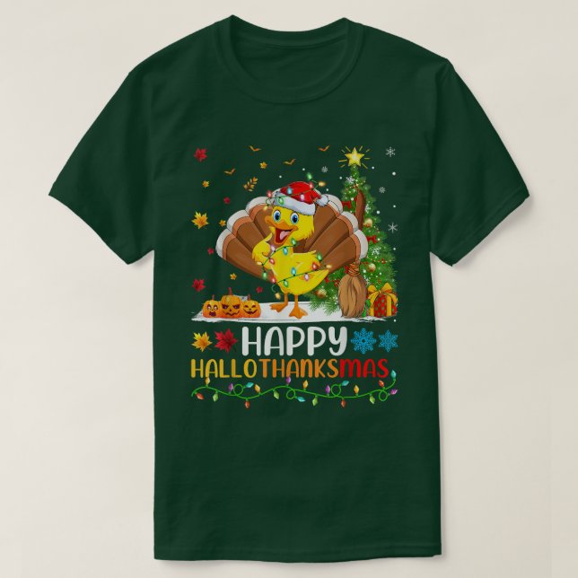 Duck Bird Lover Funny Happy Duck HelloDankeMas T-Shirt (Design vorne)