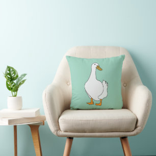 Duck Bird White Duck Kissen