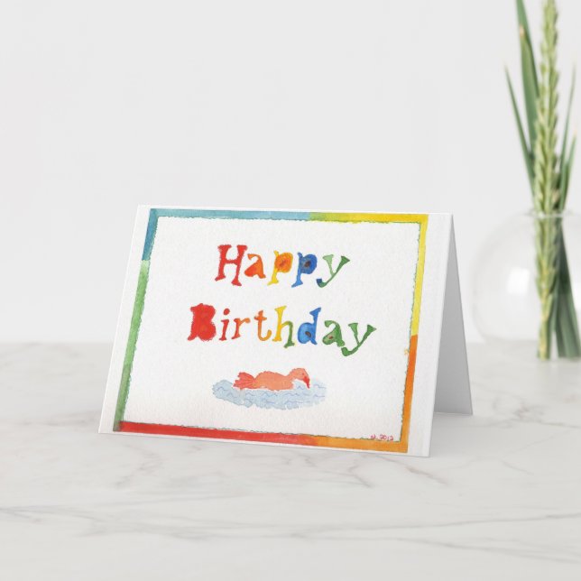 Duck Birthday Card Karte (Vorderseite)