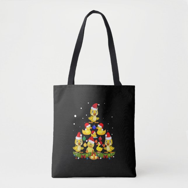 Duck Christmas Tree Tasche (Vorderseite)