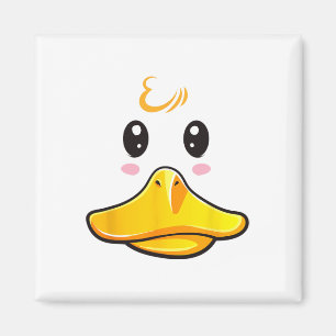 Duck Costume Niedlich Rubber Ducky Face Halloween Magnet