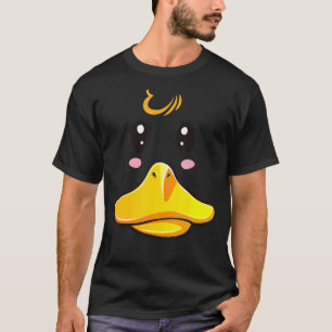Duck Costume Niedlich Rubber Ducky Face Halloween T-Shirt