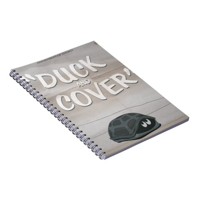 Duck & Cover Notizblock (Rechte Seite)