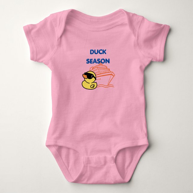Duck Cruise Baby Strampler (Vorderseite)