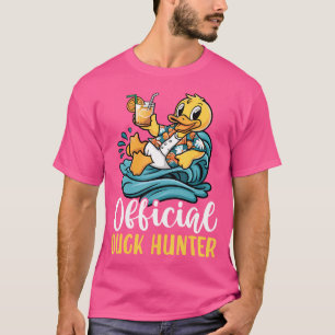 Duck Cruise Boat Funny Rubber Duck Jagdkommando T-Shirt