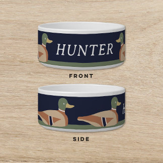 Duck Decoy Navy Dog Cat Pet Napf