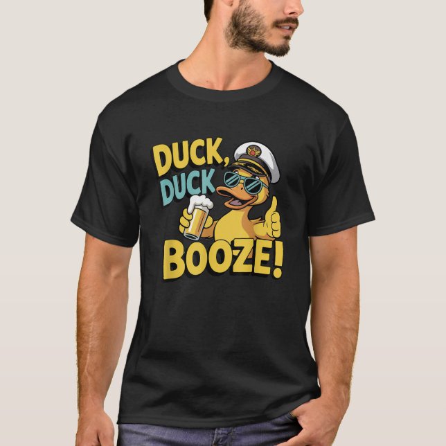 Duck Duck Booze Funny Cruise Family Matching Cruis T-Shirt (Vorderseite)