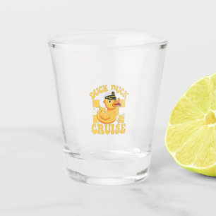 Duck Duck Cruise Funny Family Kreuzfahrt Match Schnapsglas