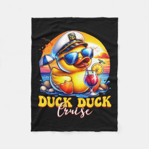 Duck Duck Cruise Lustige Familie Cruising Matching Fleecedecke