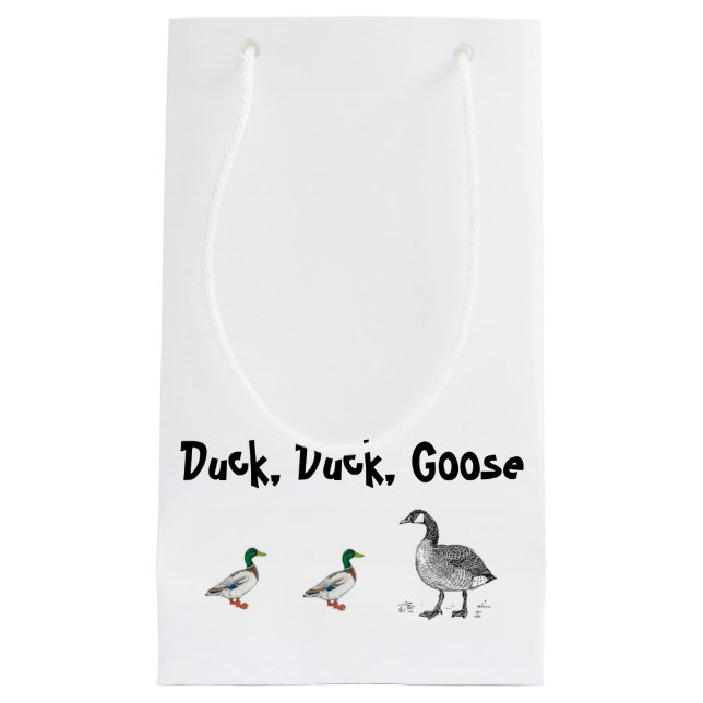Duck Duck Goose Funny Kids Game Cartoon Puff Kleine Geschenktüte (Vorderseite)