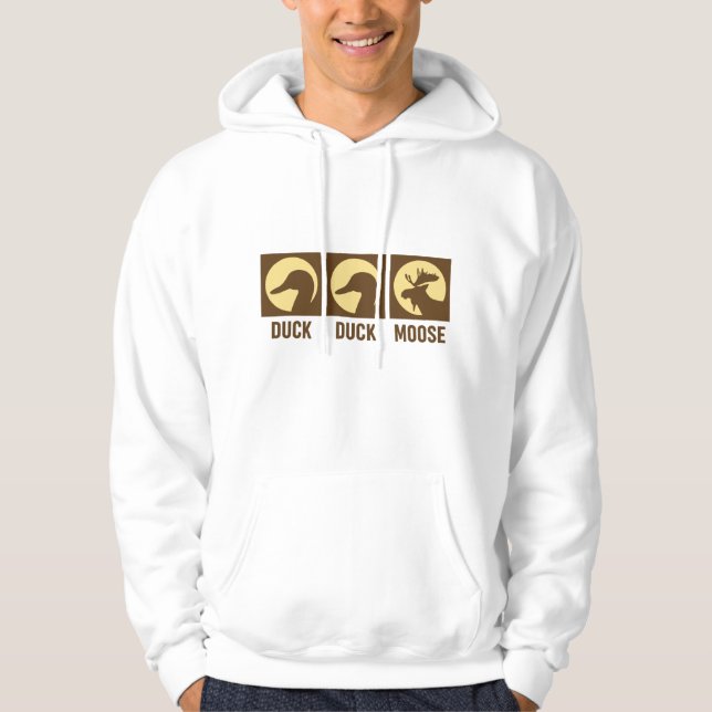 Duck Duck Moose Hoodie (Vorderseite)