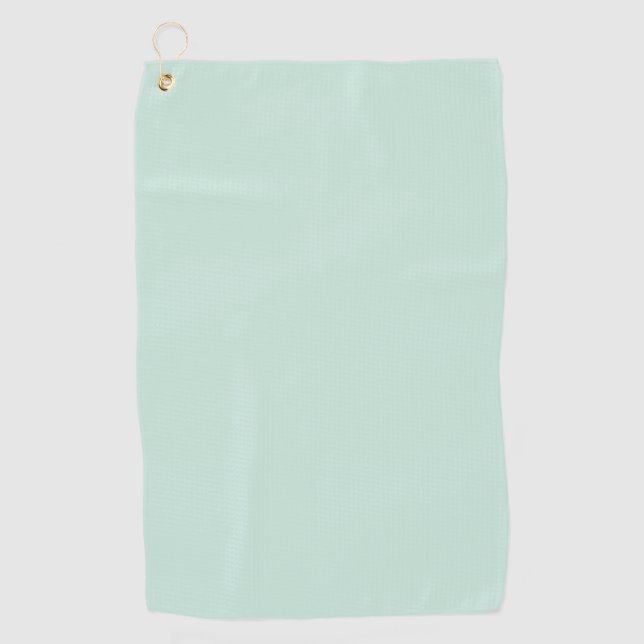 Duck Egg Blue Solid Color Golfhandtuch (Vorderseite)