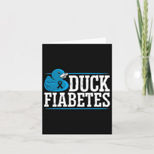 Duck Fiabetes Diabetes Awareness Montag Insulin Pa Karte
