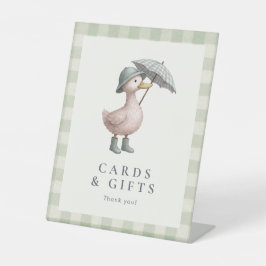 Duck Gift Table Baby Shower Table Top Sockelschild