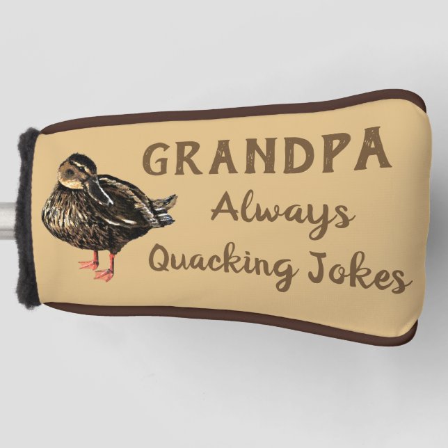 Duck Golf Putter Head Cover Headcover (Vorderseite)