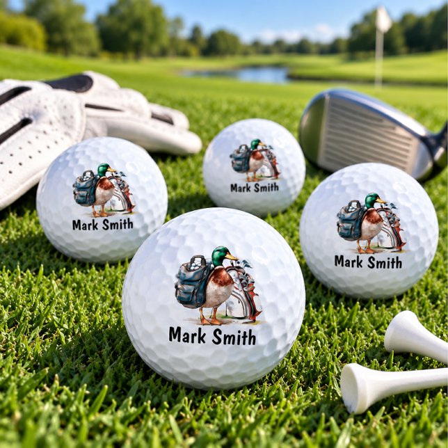 Duck Golfer Golfball (Von Creator hochgeladen)