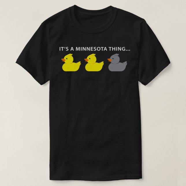 Duck Gray Duck Minnesota T-Shirt (Design vorne)