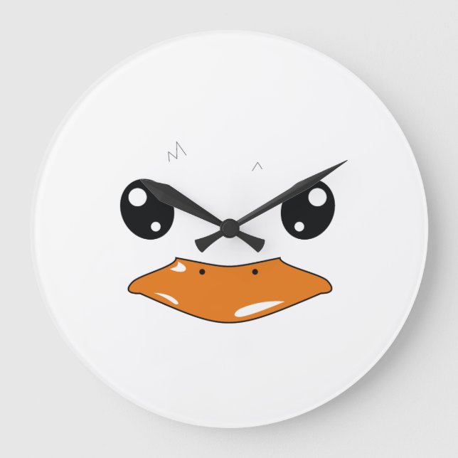 Duck Große Wanduhr (Vorderseite)