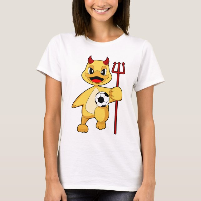 Duck Halloween Soccer T-Shirt (Vorderseite)