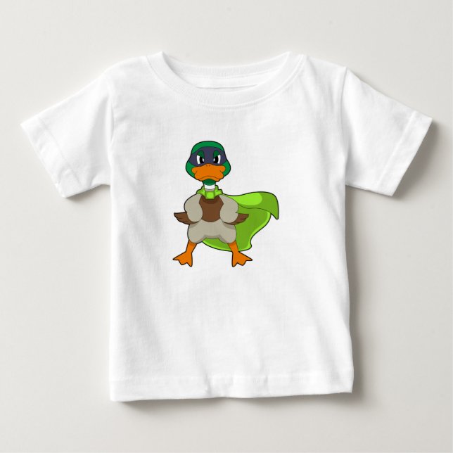 Duck Hero Cape Baby T-shirt (Vorderseite)