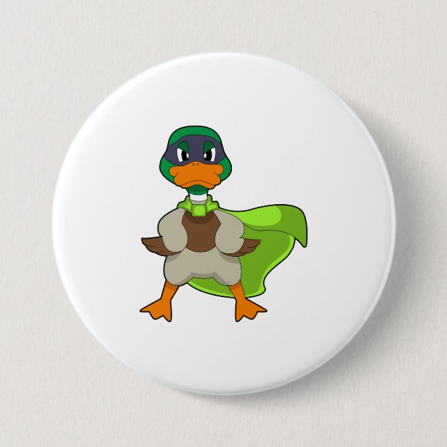 Duck Hero Cape Button (Vorderseite)