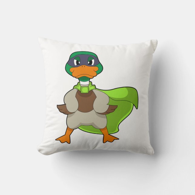 Duck Hero Cape Kissen (Vorderseite)