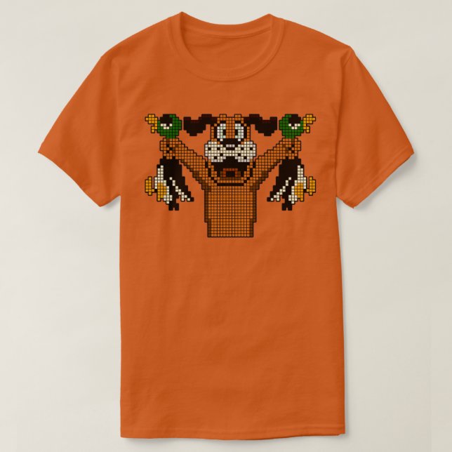 Duck Hunt Video Game Dog T-Shirt (Design vorne)