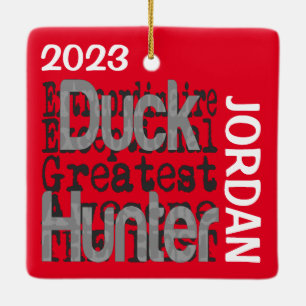 Duck Hunter Extraordinaire CUSTOM Keramikornament