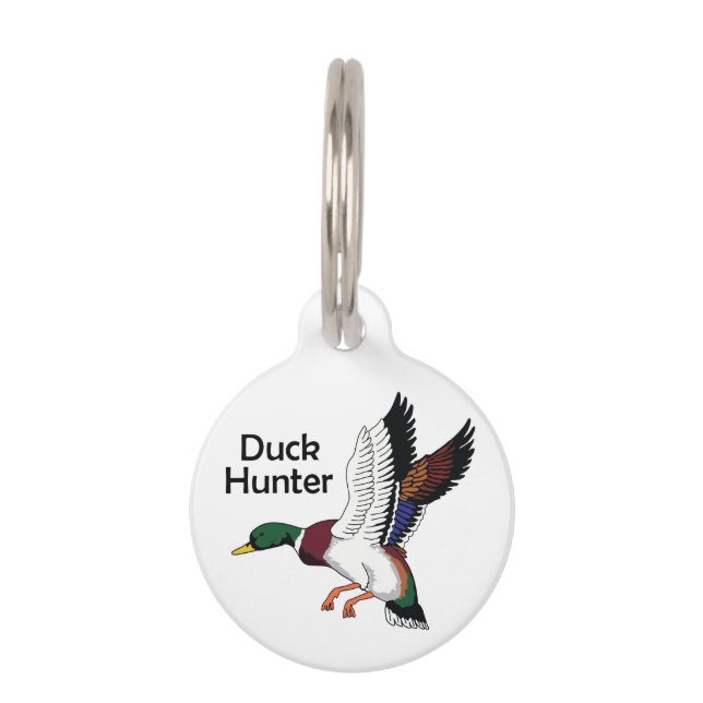 Duck Hunter Haustiermarke (Vorderseite)
