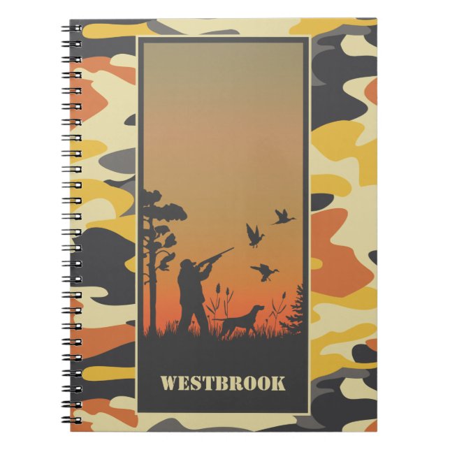Duck Hunter und Camouflage Notizblock (Vorderseite)
