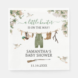 Duck Hunting Baby Show Serviette