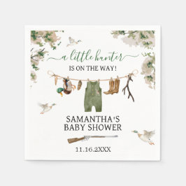 Duck Hunting Baby Show Serviette