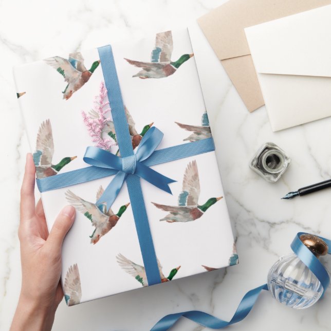 Duck Hunting Baby Shower Geschenkpapier (Schenken)