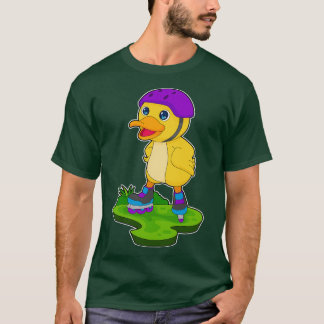 Duck Inline Skaten Roller Skate T-Shirt