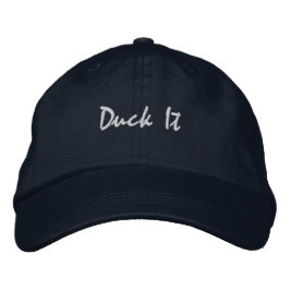 'Duck It' Lustige Kreuzfahrt Liebhaber Reisegesche Bestickte Baseballkappe