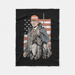Duck Jagd Trump Camouflage Hallo Jagd Saison Us Fl Fleecedecke