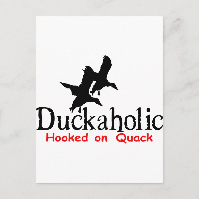 DUCK JUNTING POSTKARTE (Vorderseite)