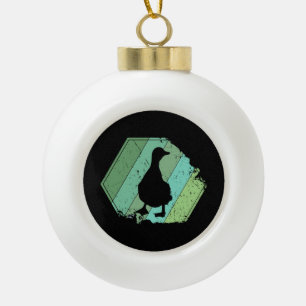 Duck Keramik Kugel-Ornament