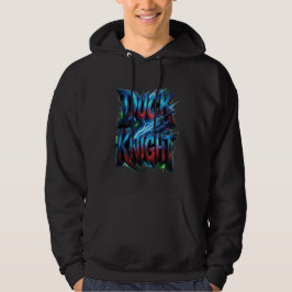 Duck Knight 3D Cyber Graffiti Logo Hoodie
