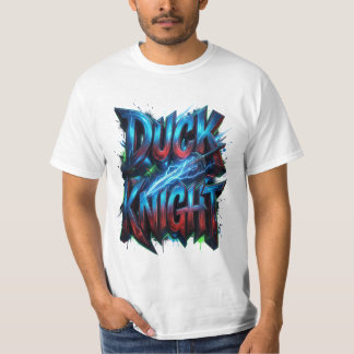 Duck Knight 3D Cyber Graffiti Logo  T-Shirt