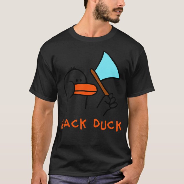 Duck labrador Print Hunde T-Shirt (Vorderseite)
