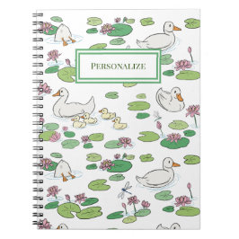 Duck & Lily Pads SpiralNotebook Notizblock