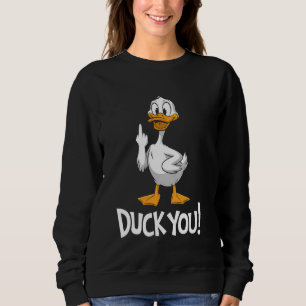 Duck Lover Bird Watching Pun Du Funny Gift Idee Sweatshirt