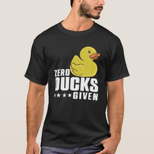 Duck Lover Funny Duck Zero Ducks gegeben Kinder T-Shirt (Vorderseite)