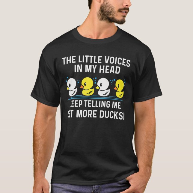 Duck Lovers Duck Eigentümer Rubber Duck Lovers Rub T-Shirt (Vorderseite)