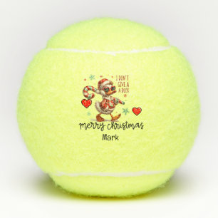 Duck Merry Christmas Thema für Tennis Player Tennisbälle