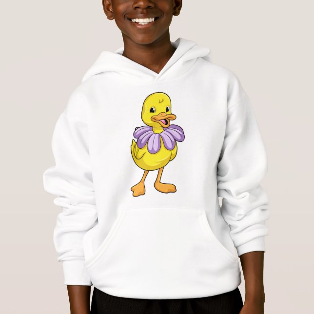 Duck mit Daisy Hoodie (Vorderseite)